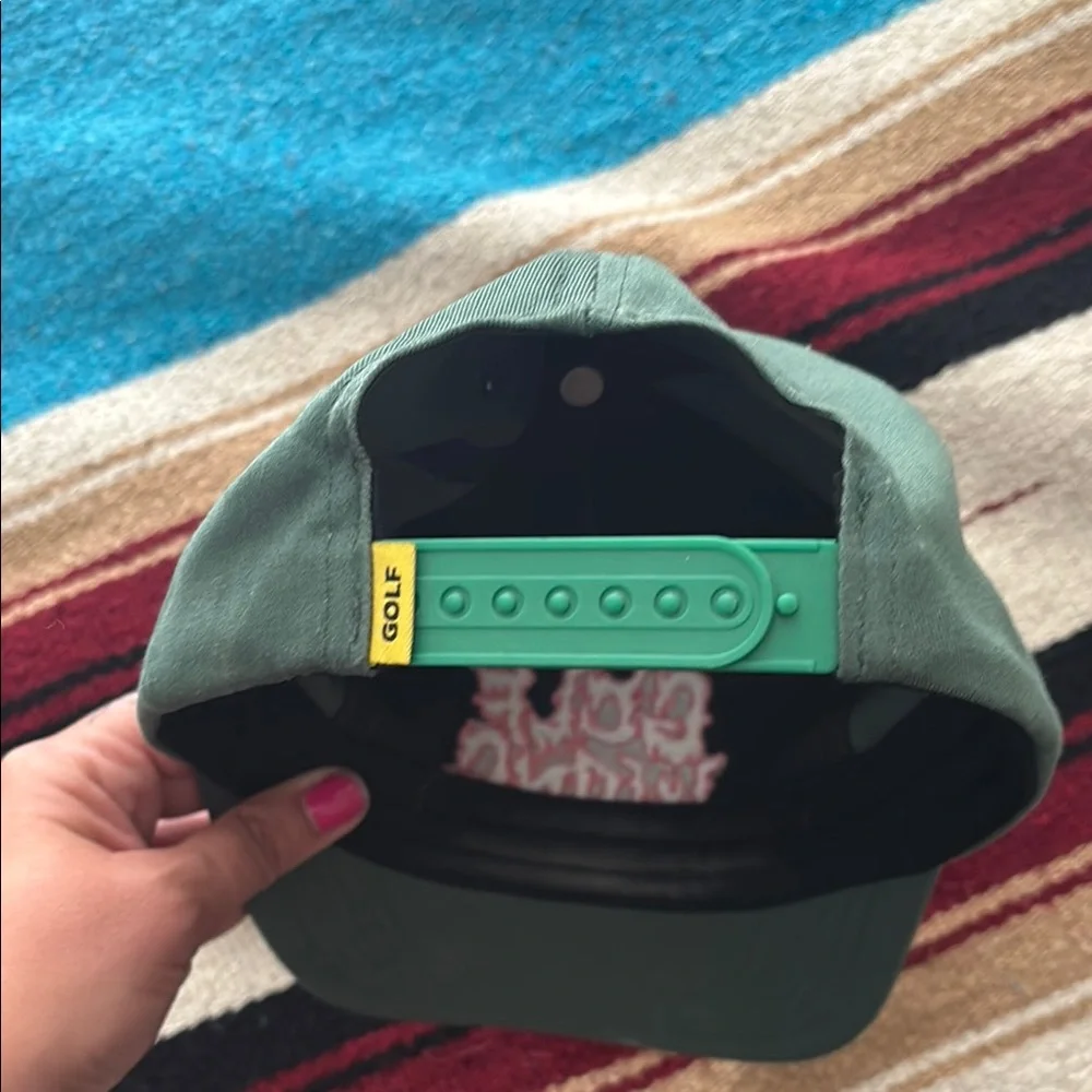 Golf Wang green cap with pink and white embroidery - Picture 3 of 7